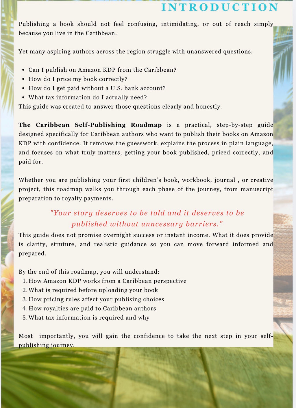 Caribbean Self-Publishing Roadmap-(PDF Guide)